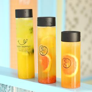 Quality 10oz Plastic Juice Smoothies Milk Tea Pet Bottle Food Grade Iced Tea wholesale