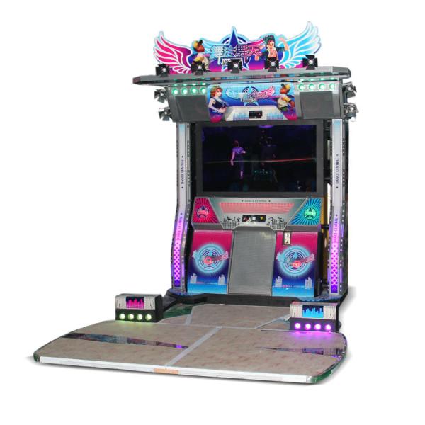 Cheap pump it up dance machine 2 players dancing game machine for sale