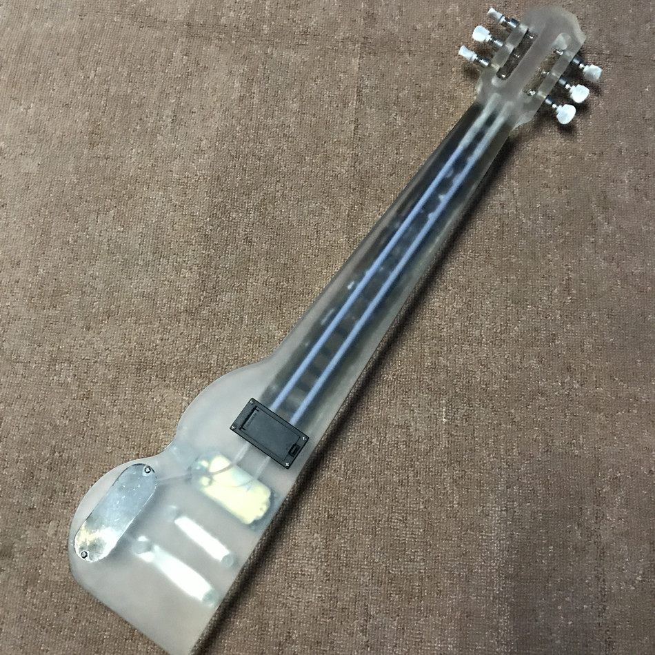 High quality LED light acrylic electric guitar maple fingerboard, free shipping