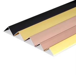 Quality 6063 T5 Aluminum Corner Extrusion Profile Section L Shape wholesale