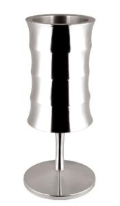 Quality Bamboo Stainless steel ice bucket SHKT-4019,metal ice bucket wholesale