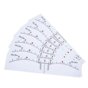 Quality Eyebrow Ruler Sticker Disposable Microblade For Eyebrow Measurement wholesale