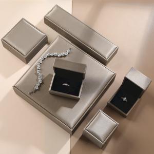 Quality Earring Bracelet Leather Gift Box Necklace Pu Leather Jewelry Box wholesale