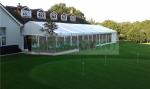 Luxury Big Outdoor Wedding Tent Marquee White PVC With Glass Wall Water