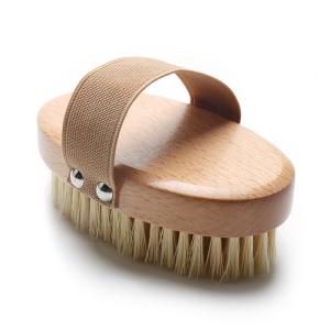 Quality Natural Bristle Dry Exfoliating Brush Body Bath Shower 11*6.2*3.5cm wholesale