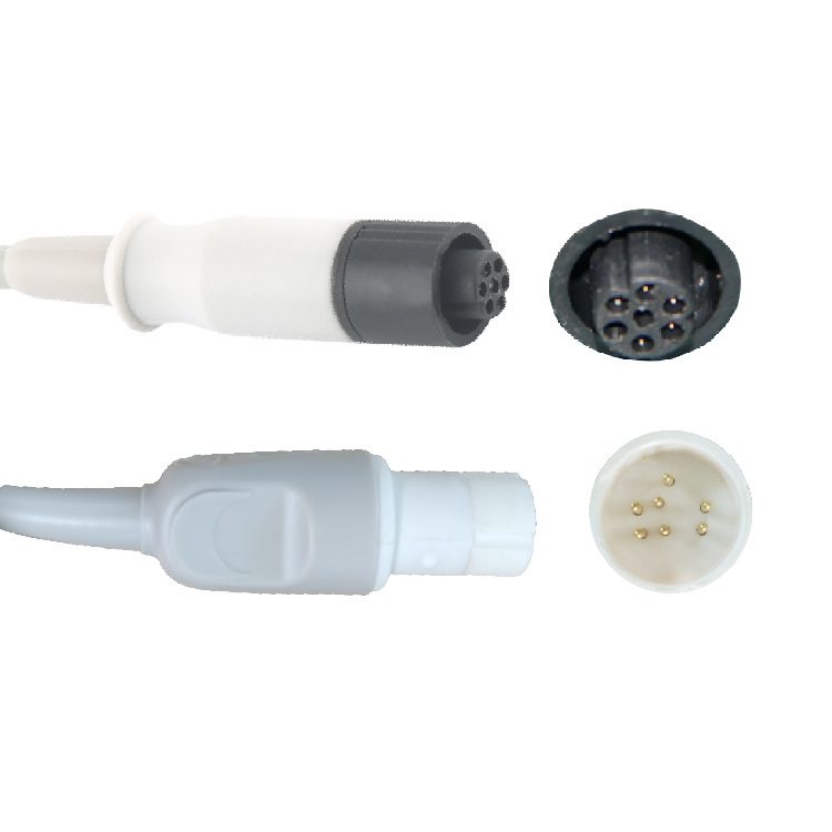 3.2m Drager 7 Pin IBP Adapter Cable To Medex Transducer IBP Cable
