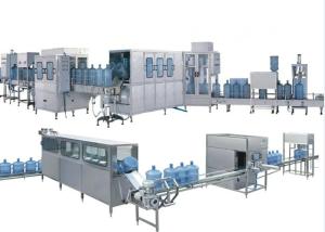 Quality Completely Automatic 5 Gallon Water Bottle Filling Machine Electric / Pneumatic Driven wholesale