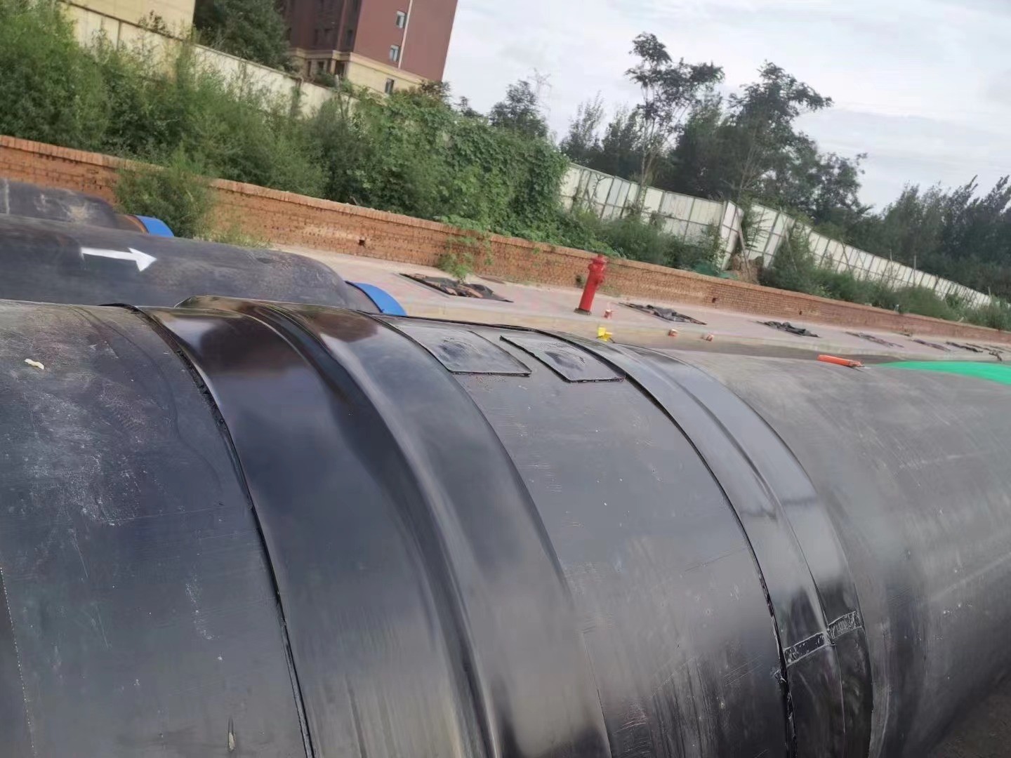 3LPE Preinsulated HDPE Pipeline Field Shrinkable