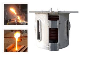 Quality 800HZ Bronze Aluminum Scrap Induction Melting Furnace wholesale