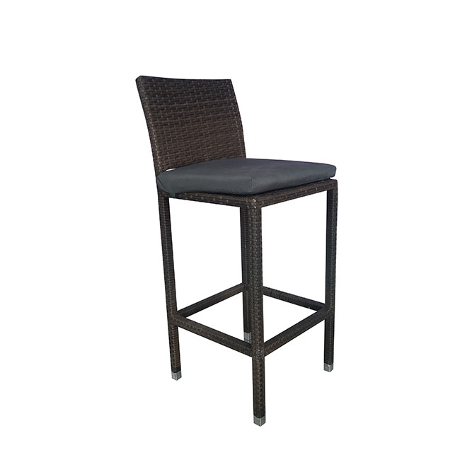 Classic outdoor bar balcony table and chair combination garden rain-proof rattan leisure bistro high table and bar stool