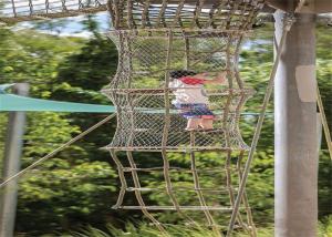 Quality 304 316 Guardrail Stainless Steel Knotted Rope Mesh Type Flexible For Safety Nets wholesale
