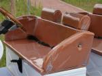OEM 48V 35mph Vintage Classic Golf Cart Bus With Under Seat Storage And Lithium