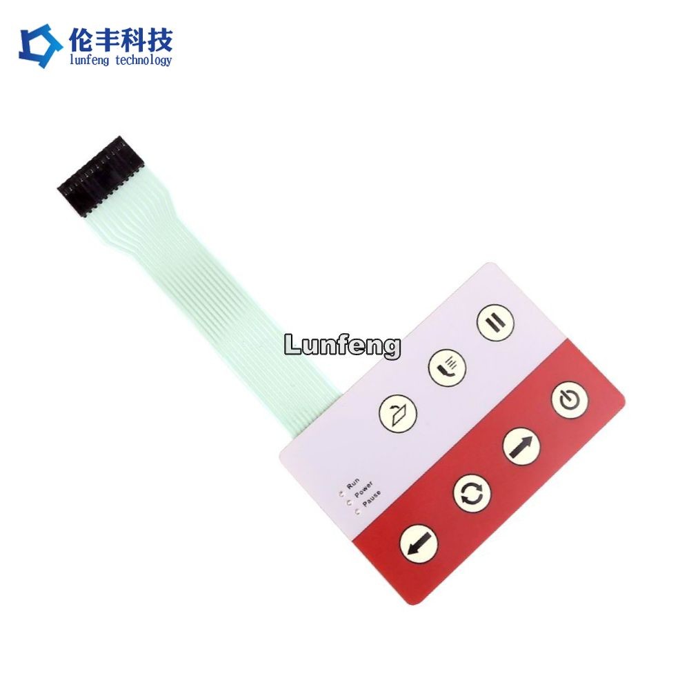 FPC Circuit Flat Membrane Touch Control Panel For Coffee Machine