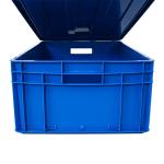 PP Industrial Storage Stacking Box Solid Style for Supermarket Plastic Turnover
