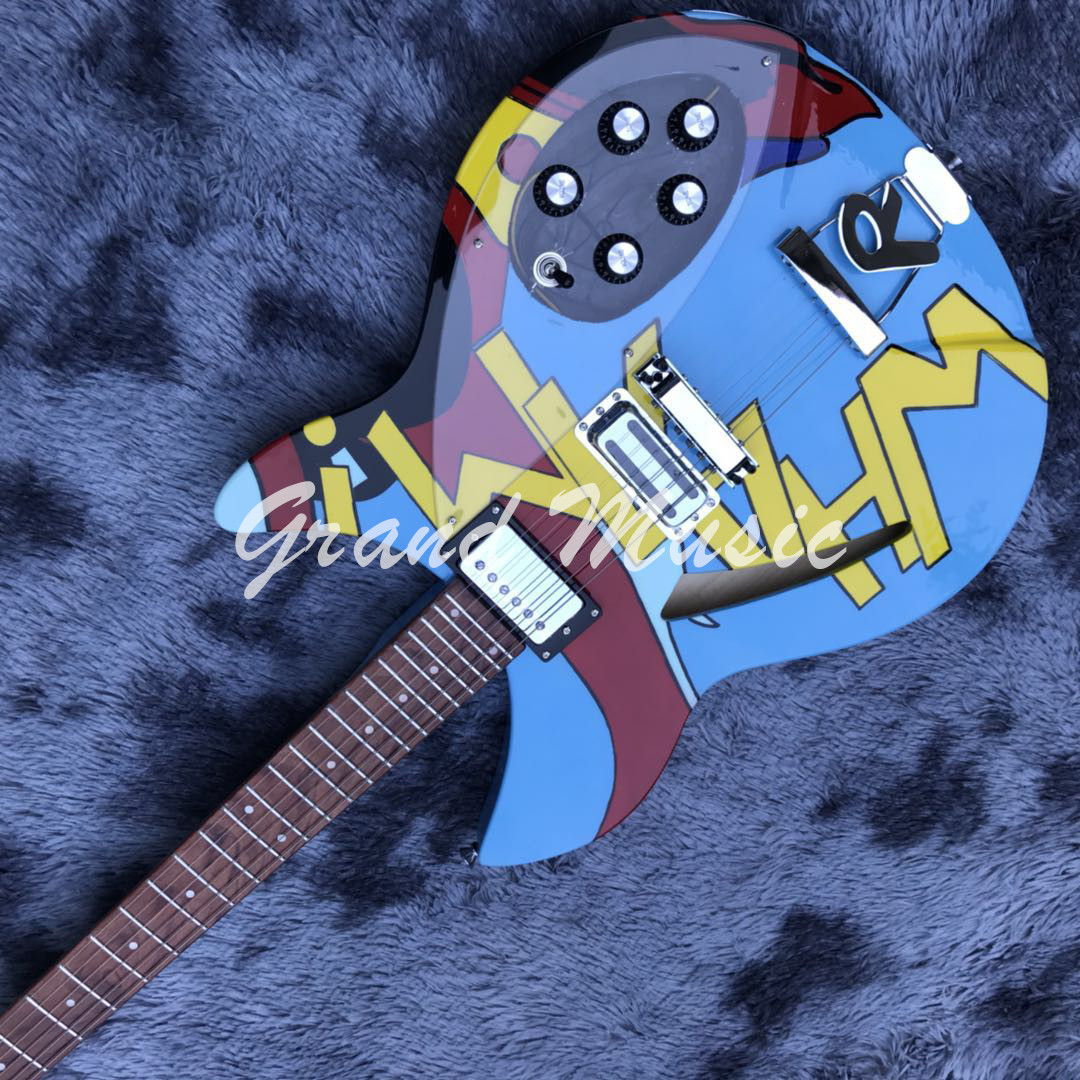 Custom Paul Weller PW WHAAM Rick 330 Tribute Electric Guitar Ricken 330 TPP Electric Guitar
