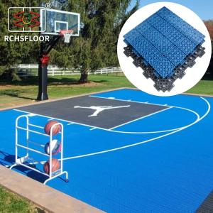 Quality PP Outdoor Sports Flooring Tiles Slip Resistant Pickleball Court Tiles wholesale