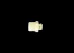 White Color Quick Connect Water Fittings , PP Straight Thread Connector