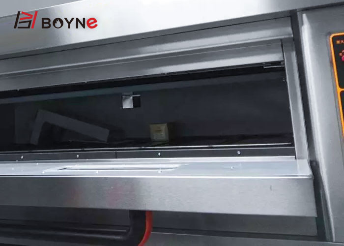 Commercial Bakery Shop Gas Oven,One Deck Three Trays Baking Oven With Glass Viewing Door