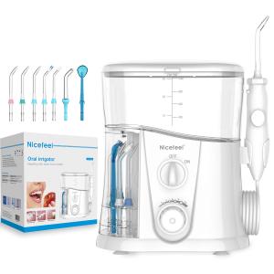 Quality White Tank Water Flosser With Food Grade ABS Nozzle For Oral Care wholesale