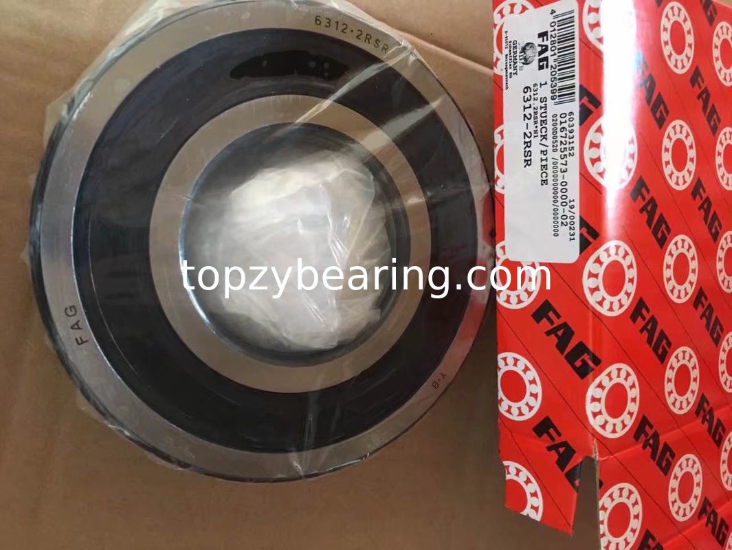 FAG brand 6312-2RS Bearings 60x130x31 mm Deep Groove Ball Bearings 6312 2RSR 6312-2RS1 6312-RS1