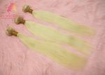 Straight Bundles 613 Blonde Hair / Cuticle Aligned Human Virgin Hair