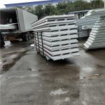 75mm eps sandwich roof panel with 0.4mm red wine steel up and 0.35mm down to