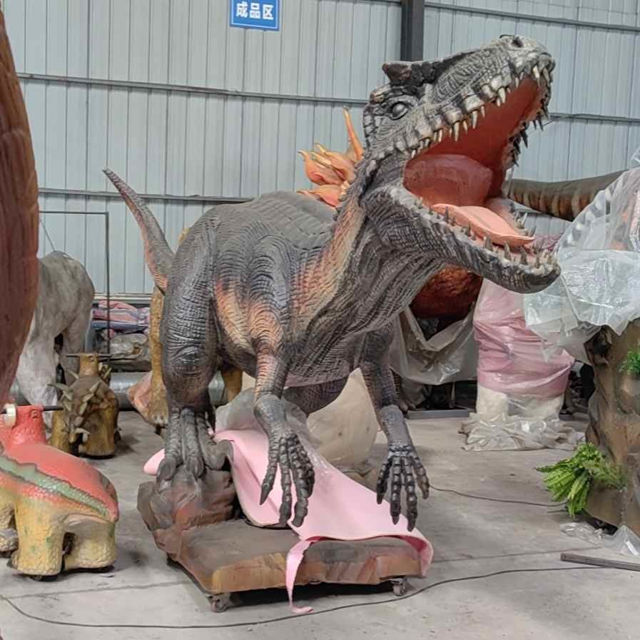 Theme Park Realistic Animatronic Dinosaur Indoraptor 6 Meters Length