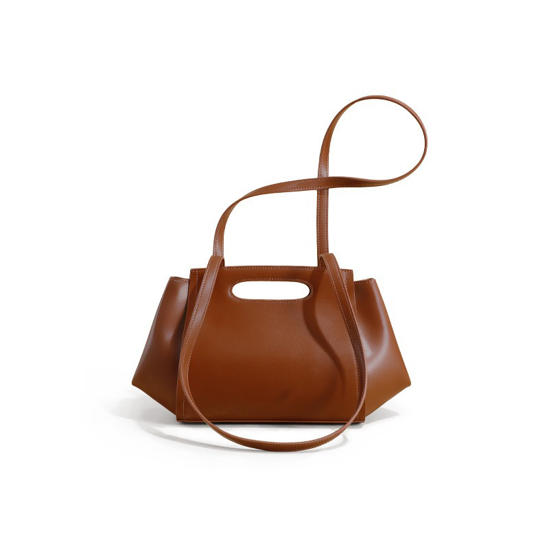 Low MOQ Mix Models Cowhide Versatile Armpit Bag Niche Design Shoulder Bag for Women