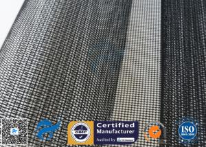 Quality PTFE Coated Fiberglass Fabric 4X4MM Black Heat Tunnel Conveyor Belt wholesale