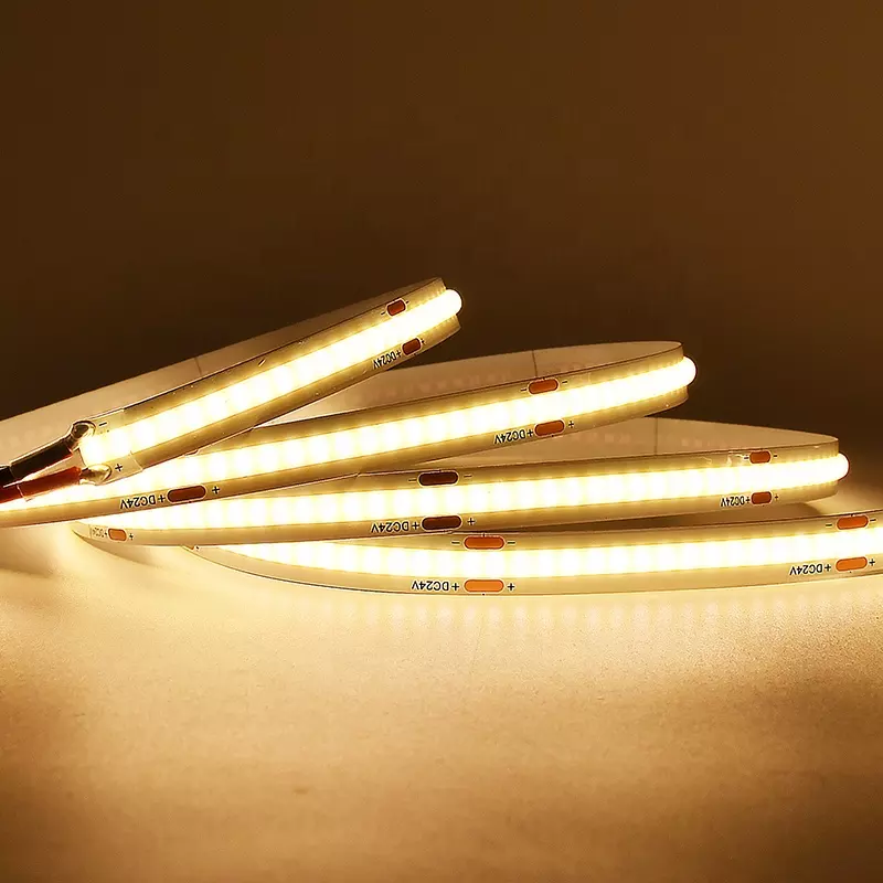 CE ROHS Approved Waterproof COB Strip Light with Switch Control and High Density 320leds