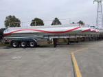 Tractor With Aluminum Alloy Fuel Tank Trailer 50cbm Fuel Tanker Truck