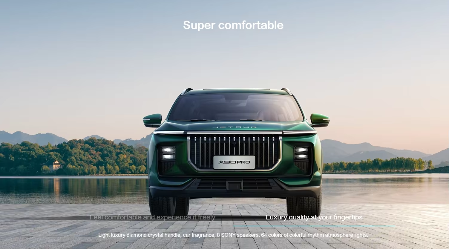 2024 Jetour X90 PRO 1.6T 197HP L4 DCT 5-Door 5-Seater Turbo SUV with Automatic Gearbox Dark Interior Displacement 1.5-2.0L
