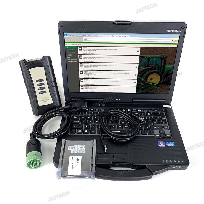 CF53 laptop+V5.3 Version Service EDL V3 Advisor Electronic Data Link Construction Agriculture Diagnostic Tool