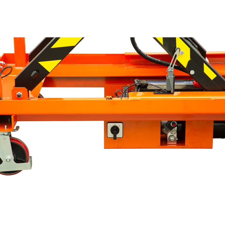 Material Handling Mobile Scissor Lift Platform Table 1000kg Loading