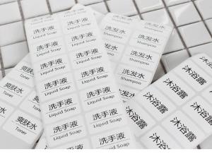Quality PMS CMYK Printing Label Stickers Flexo Transparent Vinyl Sticker wholesale