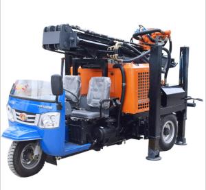 Quality 200m Depth Borehole Drilling Machine 65KW Tricycle Mounted Water Drilling Machine wholesale