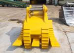 2500mm Open Q345B Hardox450 Excavator Rock Grab For Komatsu PC400LC