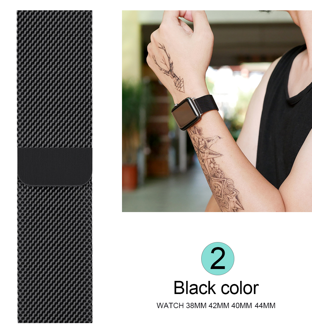 Smartwatch Series 6 Band Stainless Steel Magnetic Bracelet 40mm 42mm 44mm For Apple Smartmobile