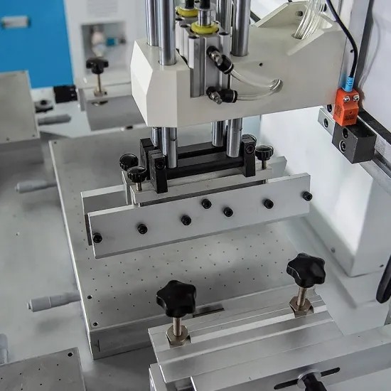 HY600-4 Rotary Flat Screen Printing Machine 4 Station With Vacuum Table