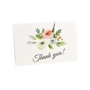 Quality White Paper Cards Scented Design Printing Thank You Greeting Cards Sleep Aid wholesale