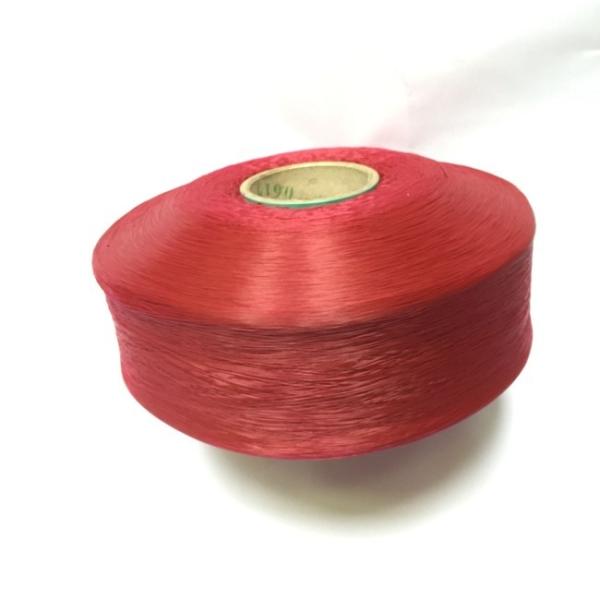 Cheap FDY 600D Hollow Polypropylene Filament Yarn Red PP Filament Yarn for sale
