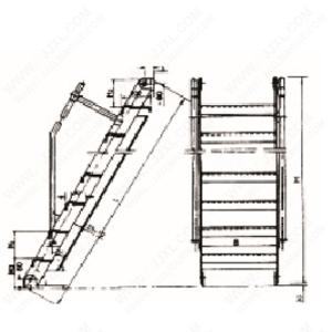 Quality Engine Room Inclined Ladder wholesale