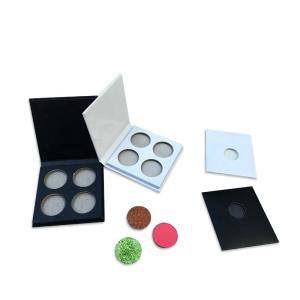 Quality Square Cardboard 4 Wells Cosmetic Eyeshadow Palette wholesale