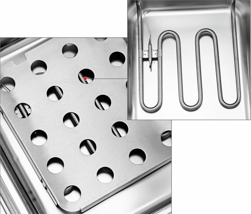 14 Liter Two Basket Gas Deep Fryer Machine With Drain