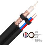 95% Braided CCTV Siamese Cable For Security Camera