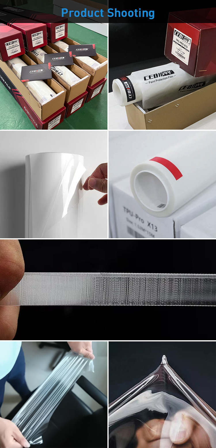 Top Qulaity TPU UltraH15 ppf films Ultra Hydrophobicity Skin Feeling for Car body Self Healing Car Paint Protection Film
