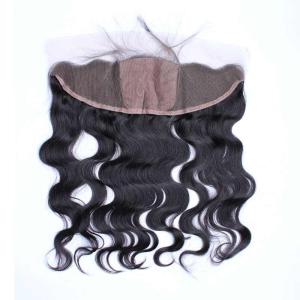 Quality Brazilian 100 Human Hair Lace Front Wigs With Baby Hair Black Color wholesale