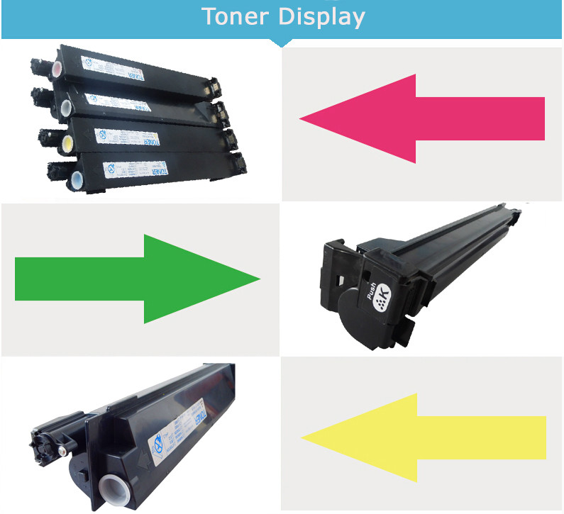 Ink Color Toner Konica Minolta TN214 Toner Cartridge For Bizhub C253 / C353