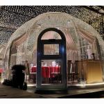 Outdoor 6m Geodesic Dome Diameter 5m Transparent Igloo Tent