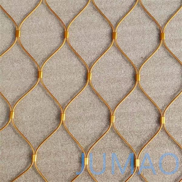 Cheap Antifalling 304 Stainless Steel Wire Rope Mesh Net Cable Flexible for sale